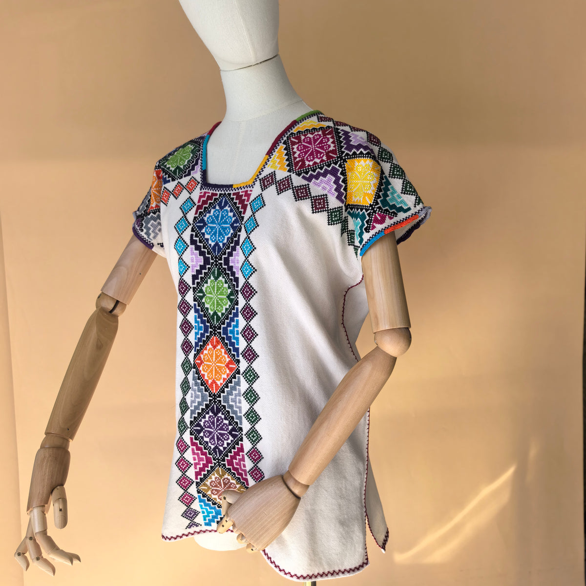 Purépecha Blusas Bordadas Michoacan HUANENGO ANGELA