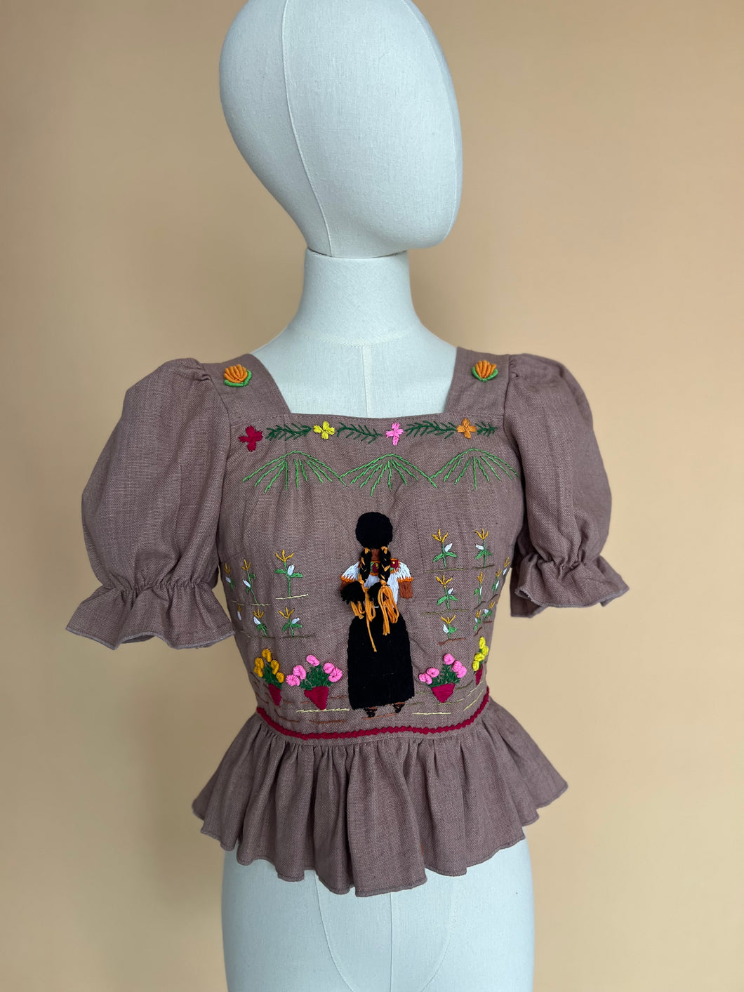 Crop top MUJERCITA PURÉPECHA